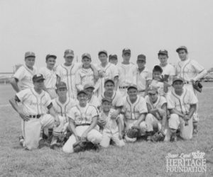 Photo of Imperials baseball team in the 1950s